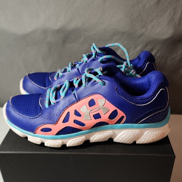 Under Armour Shoes - Under Armour Women's Athletic Shoes in Blue and Coral